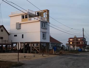 New 14'x40'x 40' tall tower shore home