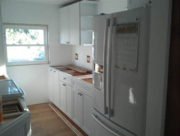 the weeds project this job included kitchen n dinning room demolition down to studs and then totally remodeled .