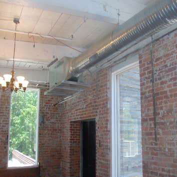 HRF Heating and Air LLC Project 1 HVAC addition to The Old Mill shopping center in Lexington, South Carolina.