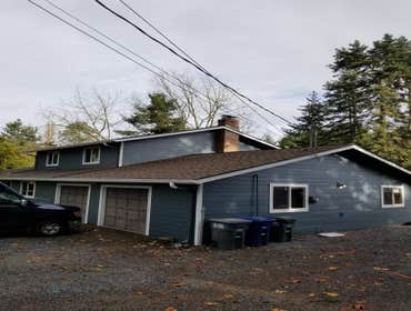 siding+painting after