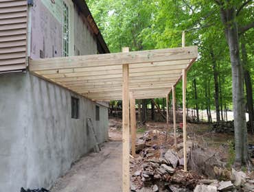 Porch and remodel