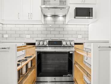 Bright & Modern Kitchen Remodel with Timeless White Cabinetry This kitchen remodel blends timeless design with modern functionality. Bright white shake