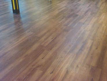 Project photos from Capri Builders LLC LVT Flooring at a Camp facility in Bergen County.