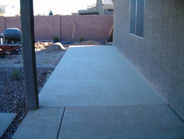 Concrete Patio extension