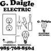 G. Daigle Electric, LLC logo