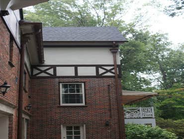 Charlottesville Private Residence Large family home. Installation of copper gutters including Leaf Solution. Charlottesville, VA.