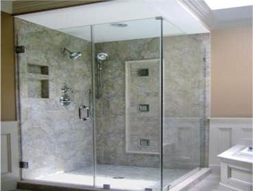 Full Length Glass Shower