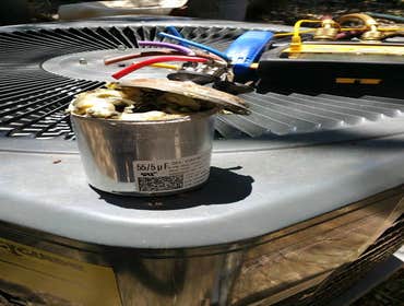 failed capacitor