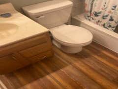 Bathrooms We've done several bathroom projects from just replacing the floor to total bathroom remodels
