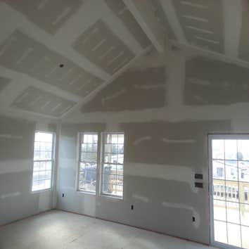 Sheetrocked and taped jobs Here are a few photos of jobs recently completed by Optimum Interiors.