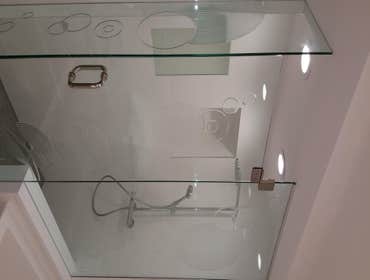 Custom Glass Frame less Doors