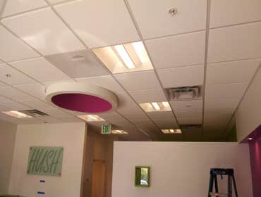 Recent commercial ceiling projects