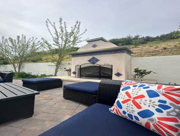 Fireplace and Pool Installation
