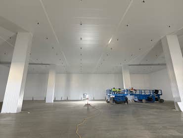 Photos by Thermalcraft #1 Cold Storage Construction Facility. Cooler, Freezer, & Cold Dock with insulated metal panels and doors
