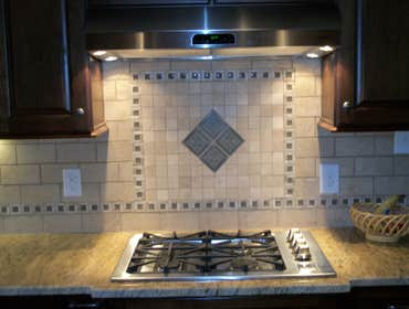 Custom backsplash