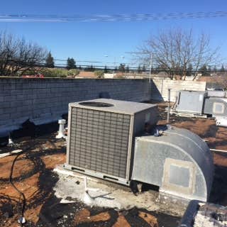 Before and after Commercial TPO Roof