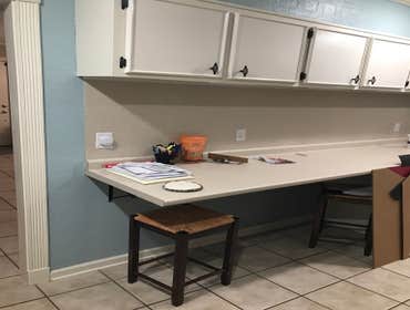 Kitchen remodel by Capital Home Construction LLC -Custom cabinets and pantry to match existing cabinet doors and drawer fronts
-custom trash slide out 