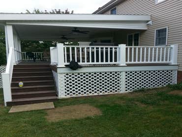 Photo(s) from Ron Annis Construction And Remodeling North Pittsburgh Deck Re-Design.