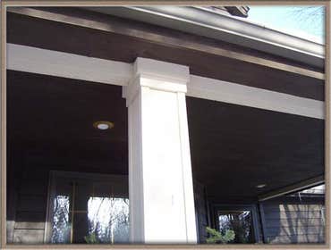 Outside porch