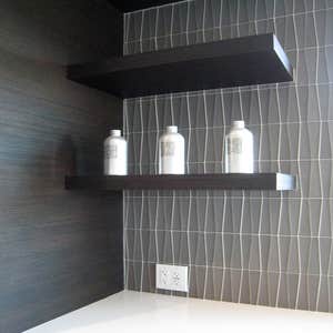 Quinn project in Cardiff, CA We did a contemporary project in Cardiff, CA which consisted of two custom contemporary bathrooms with showers and...