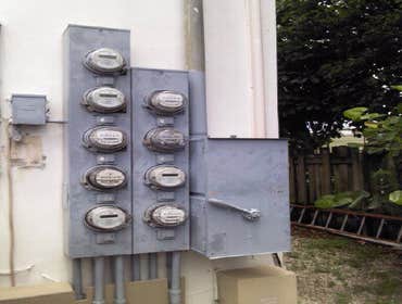 METER STACK BEFORE REPLACEMENT