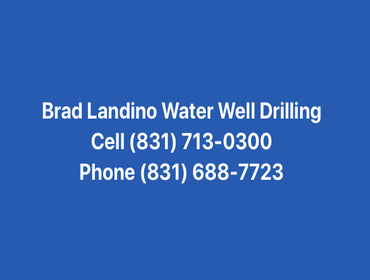 Photos by Brad Landino Well Drilling