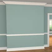 Crown Molding Installed where the ceiling meets the wall, crown’s fine shadow lines draw the eye upward and set an elegant tone for the entire room. C