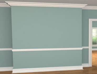 Crown Molding Installed where the ceiling meets the wall, crown’s fine shadow lines draw the eye upward and set an elegant tone for the entire room. C