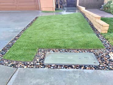 Photos by American Home Improvement Inc #26 Front yard entry landscape