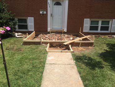 before porch