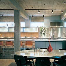 Loft Space Ravenswood Entire custom loft redesign for a couple. Project was features in Chicago Magazine