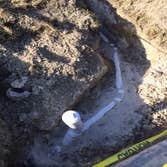new pvc sewer line