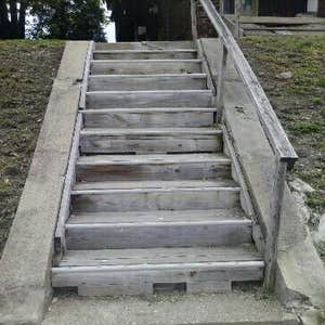 R A Miller Painting And General Contracting Project replaced steps. took out old steps and rebuilt new ones