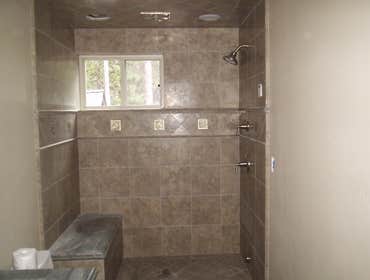 marble shower