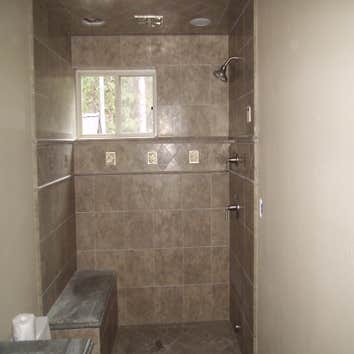 marble shower