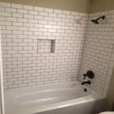 main bathroom tile finished