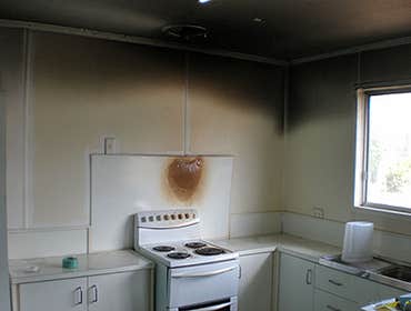 Fire Damage - BEFORE