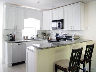Contemporary white kitchen