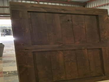 Our Work We take pride in our pieces, whether they are a barn door made of knotty alder wood, or a custom closet that will increase the value of your h