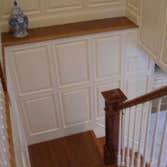 Wainscotting in Stairway
