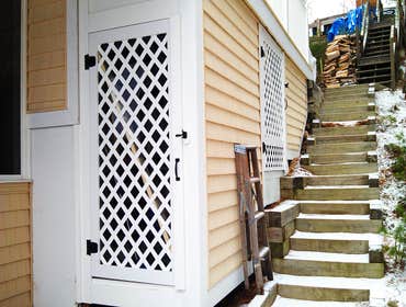 New Home * Vinyl exterior cedar impressions , Azec Trim, Azec decking, Composite railings worry free
* Cedar shake replacement, New architectural roo