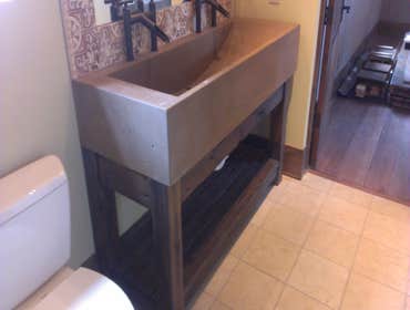 Custom made Bathroom base