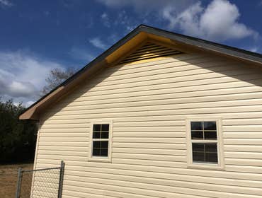 New vinyl siding