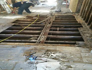 Installing a subfloor