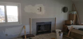 Plain fire place