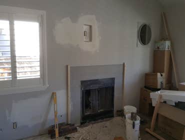 Plain fire place