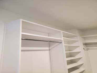 Modular closet to built in closet (Villanova)