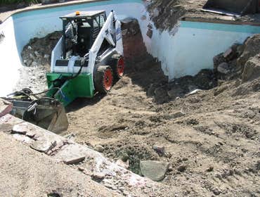 Project photos from Torres Demolition Contractor Swimming pool close out and backfill