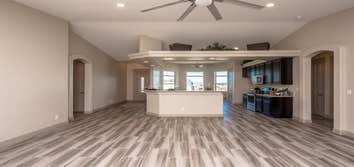 3390 Desert Dr, Lake Havasu City MEGA GARAGE! Here it is, a brand new home with DOUBLE RV GARAGE located on a corner lot with plenty of room! Large ope