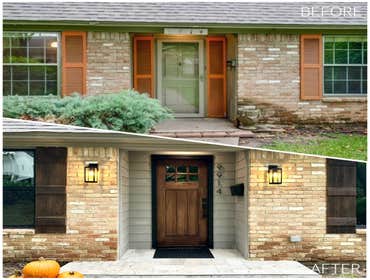 Before and After photos